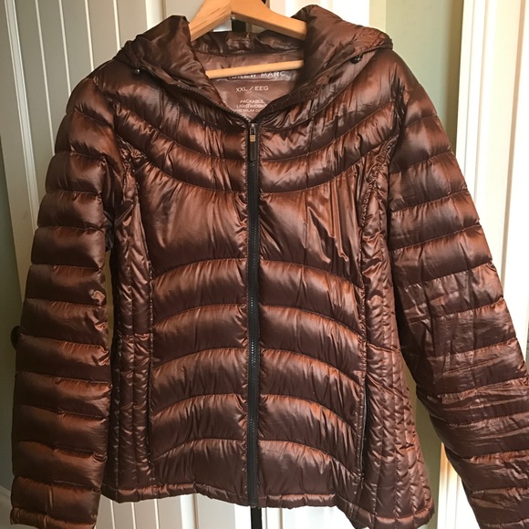 andrew marc packable down coat